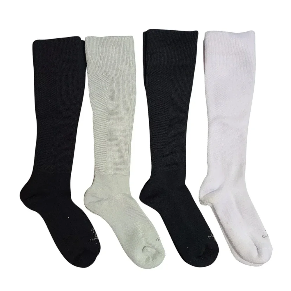 TOMMIE COPPER ECOWICK OVER THE CALF COMPRESSION SOCKS Women Large 10-12.5  BASIC